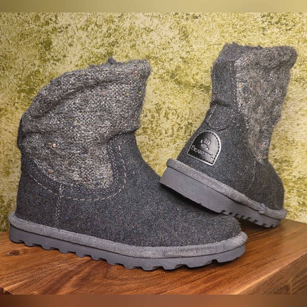 Like New!! BearPaw Virginia Gray II Winter Boots Sz 6